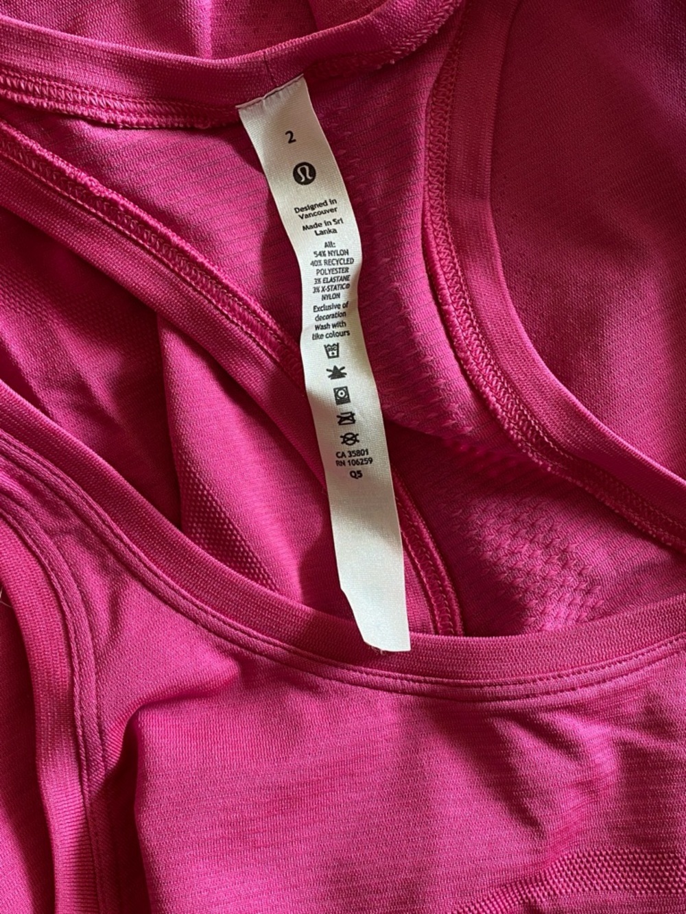 Lululemon Racerback Raspberry Tank Top - Picture 7 of 7